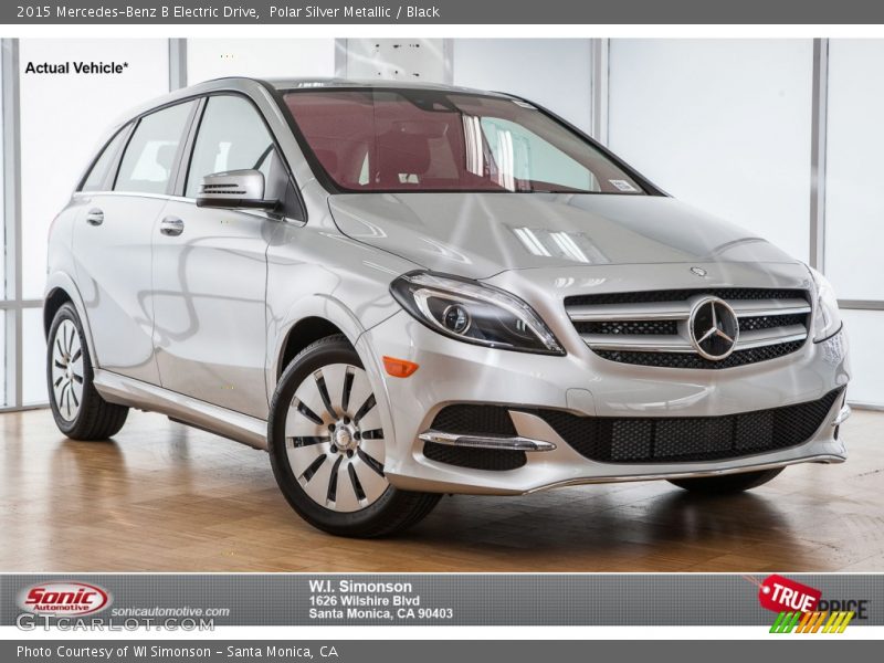 Polar Silver Metallic / Black 2015 Mercedes-Benz B Electric Drive