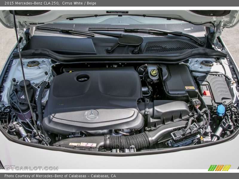 Cirrus White / Beige 2015 Mercedes-Benz CLA 250