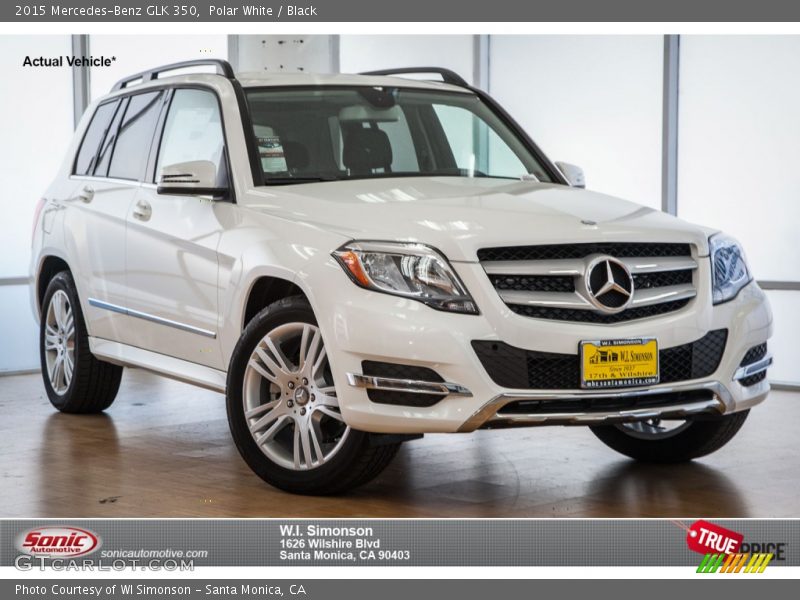 Polar White / Black 2015 Mercedes-Benz GLK 350