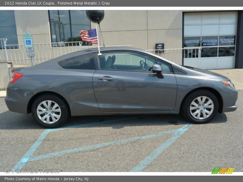 Polished Metal Metallic / Gray 2012 Honda Civic LX Coupe