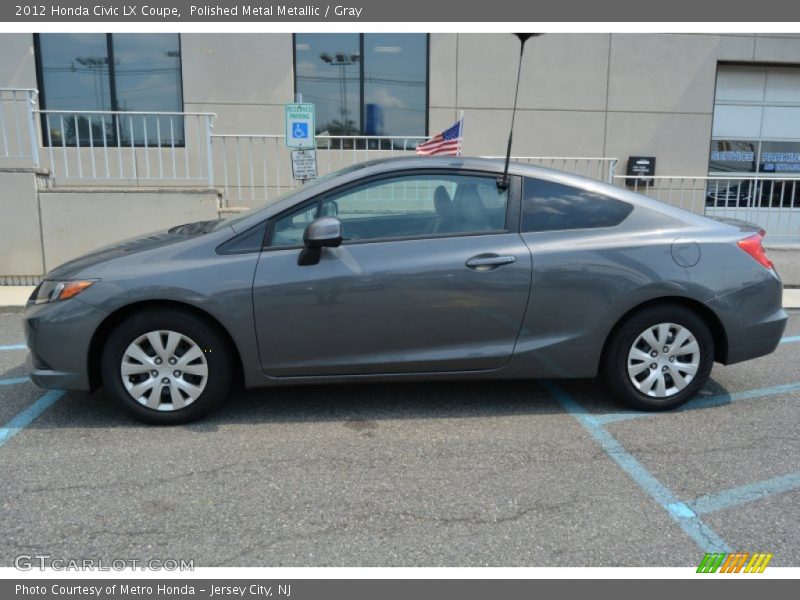 Polished Metal Metallic / Gray 2012 Honda Civic LX Coupe