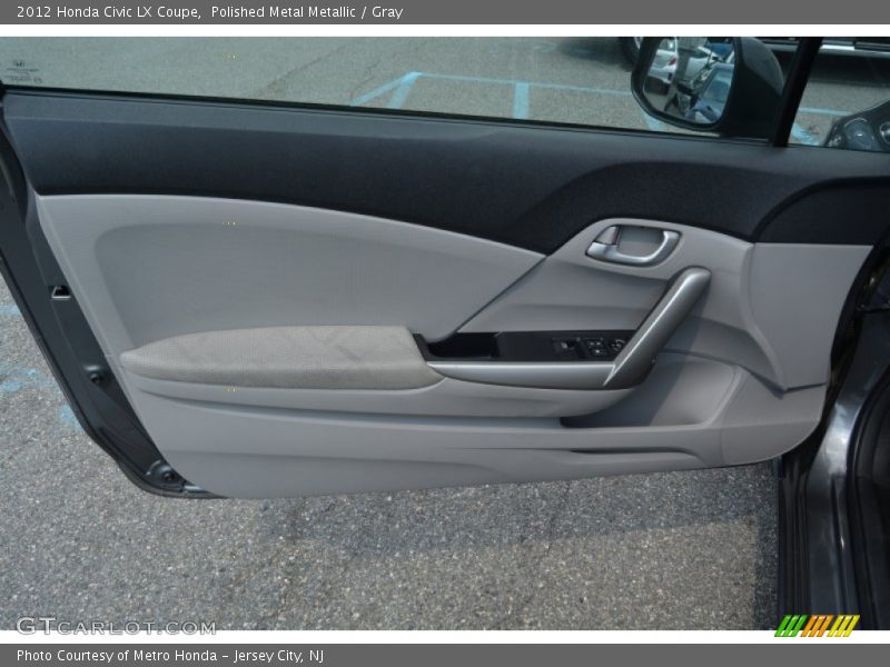 Polished Metal Metallic / Gray 2012 Honda Civic LX Coupe