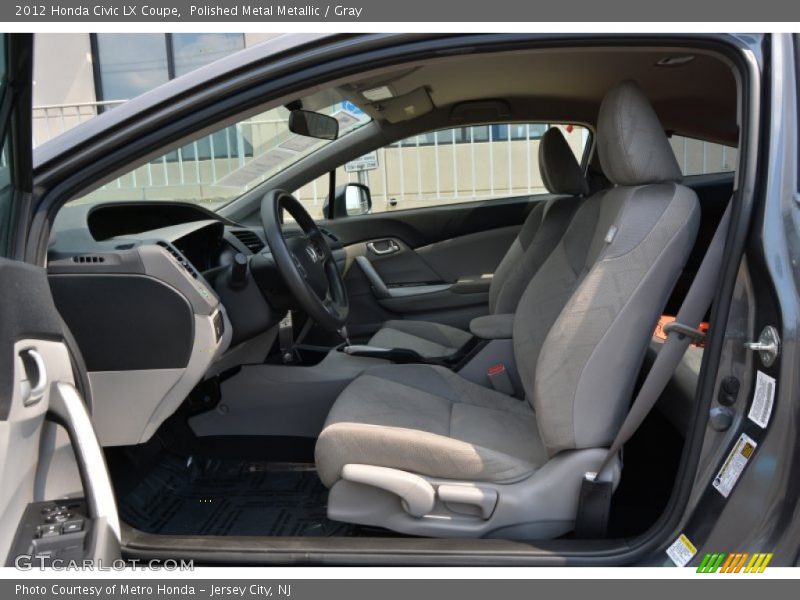 Polished Metal Metallic / Gray 2012 Honda Civic LX Coupe