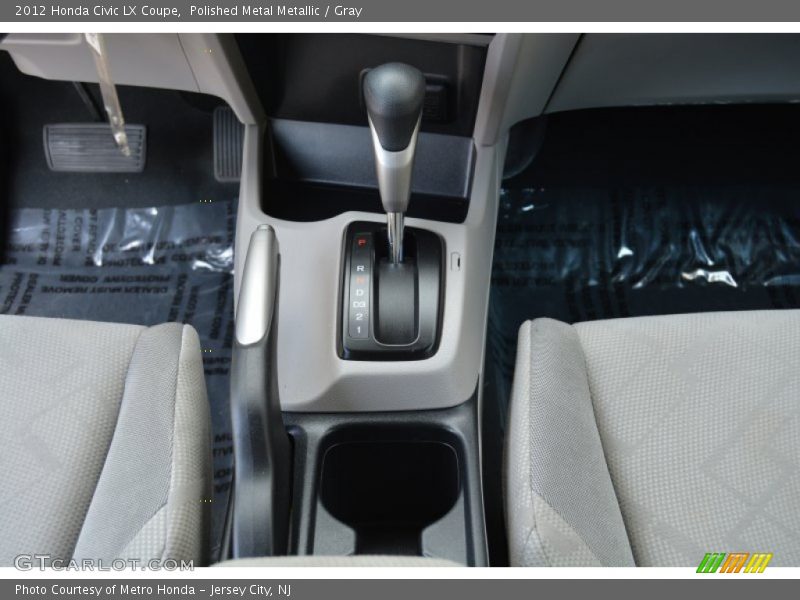 Polished Metal Metallic / Gray 2012 Honda Civic LX Coupe