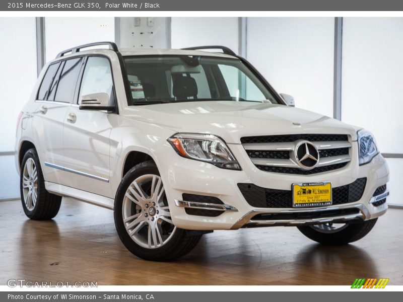 Polar White / Black 2015 Mercedes-Benz GLK 350