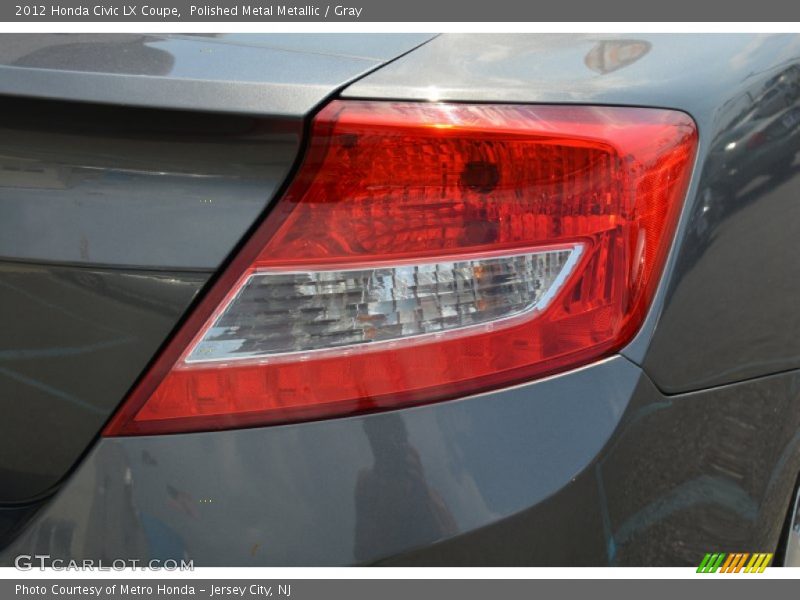 Polished Metal Metallic / Gray 2012 Honda Civic LX Coupe