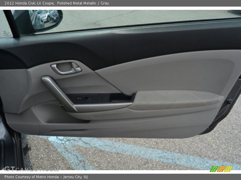 Polished Metal Metallic / Gray 2012 Honda Civic LX Coupe