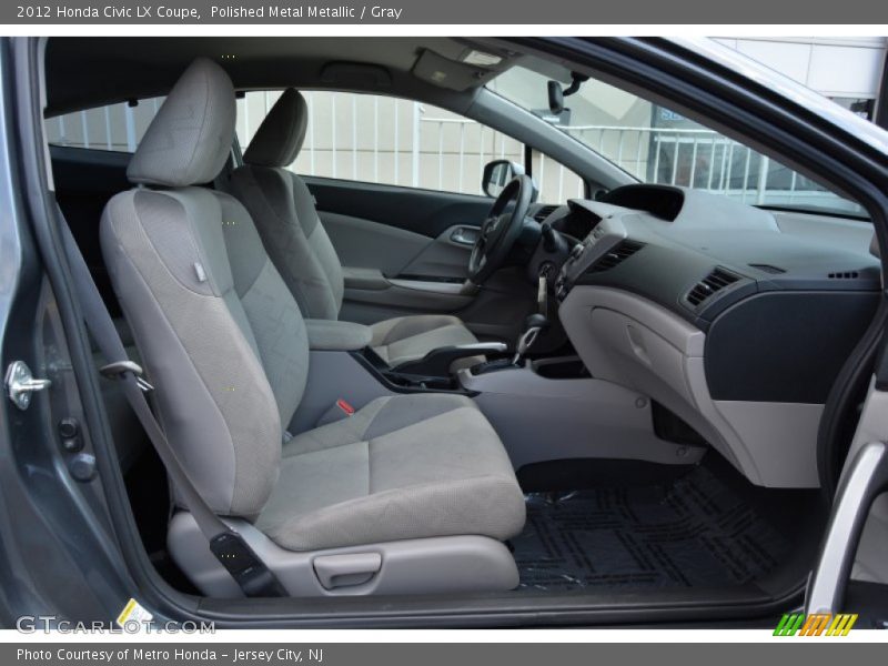 Polished Metal Metallic / Gray 2012 Honda Civic LX Coupe