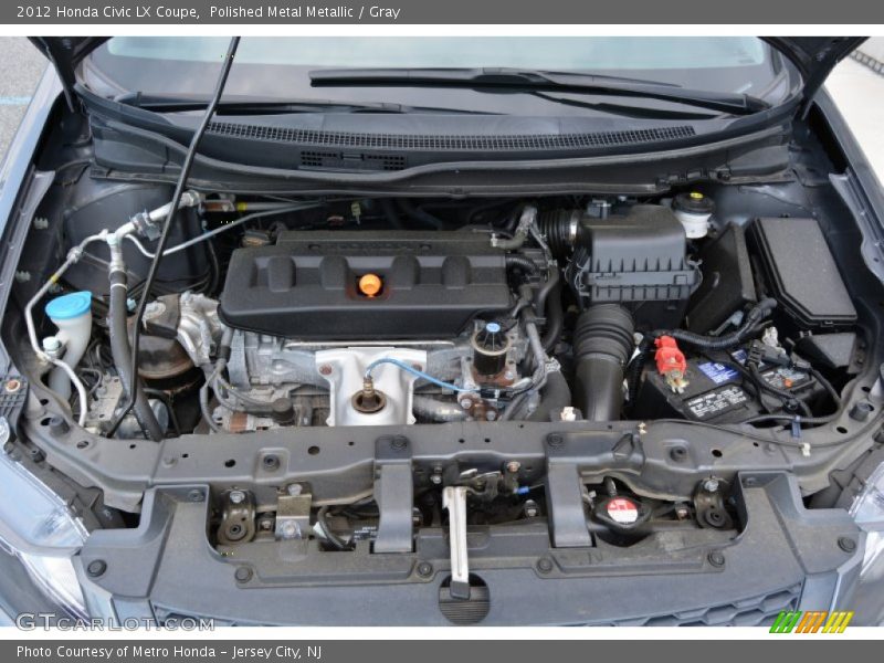 Polished Metal Metallic / Gray 2012 Honda Civic LX Coupe