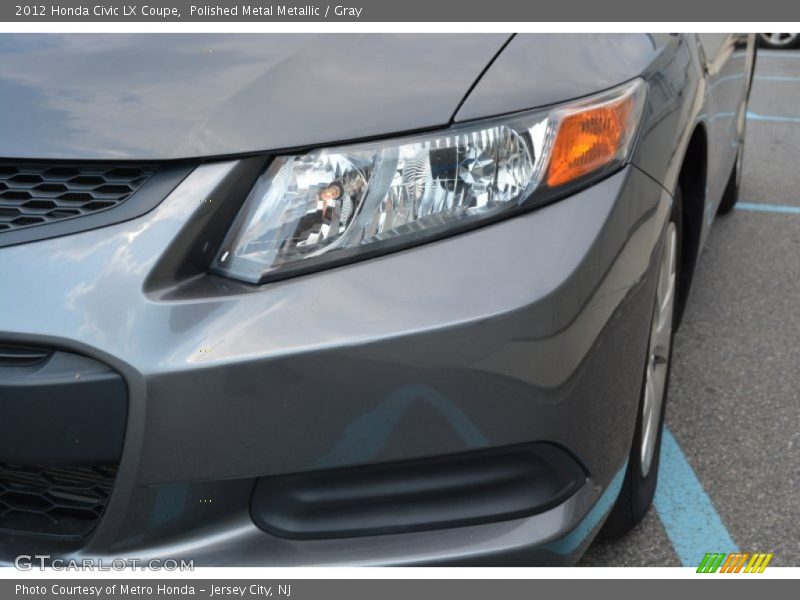 Polished Metal Metallic / Gray 2012 Honda Civic LX Coupe