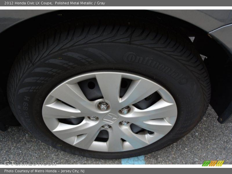 Polished Metal Metallic / Gray 2012 Honda Civic LX Coupe