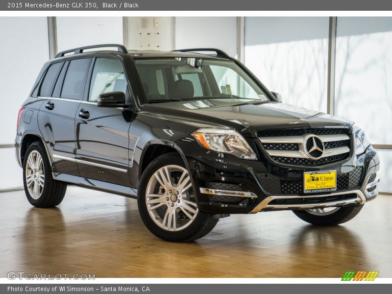 Black / Black 2015 Mercedes-Benz GLK 350