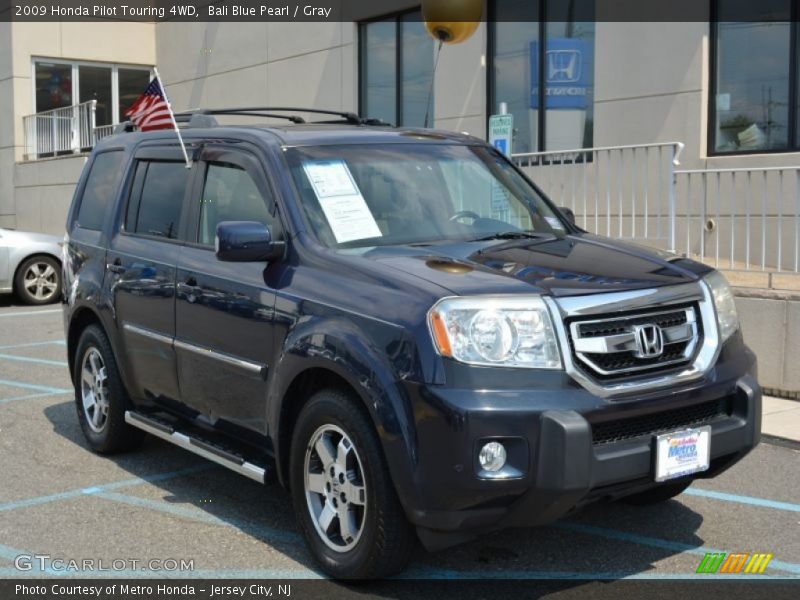 Bali Blue Pearl / Gray 2009 Honda Pilot Touring 4WD