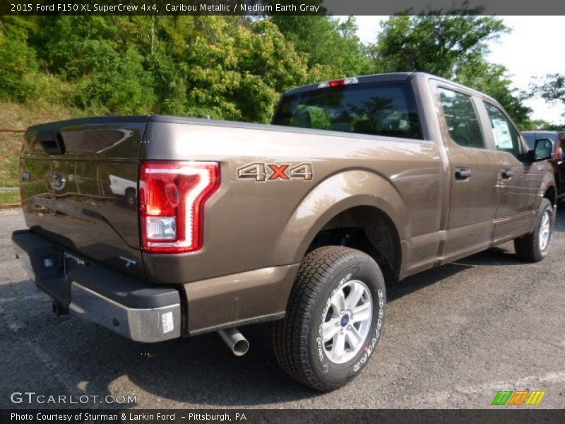 Caribou Metallic / Medium Earth Gray 2015 Ford F150 XL SuperCrew 4x4