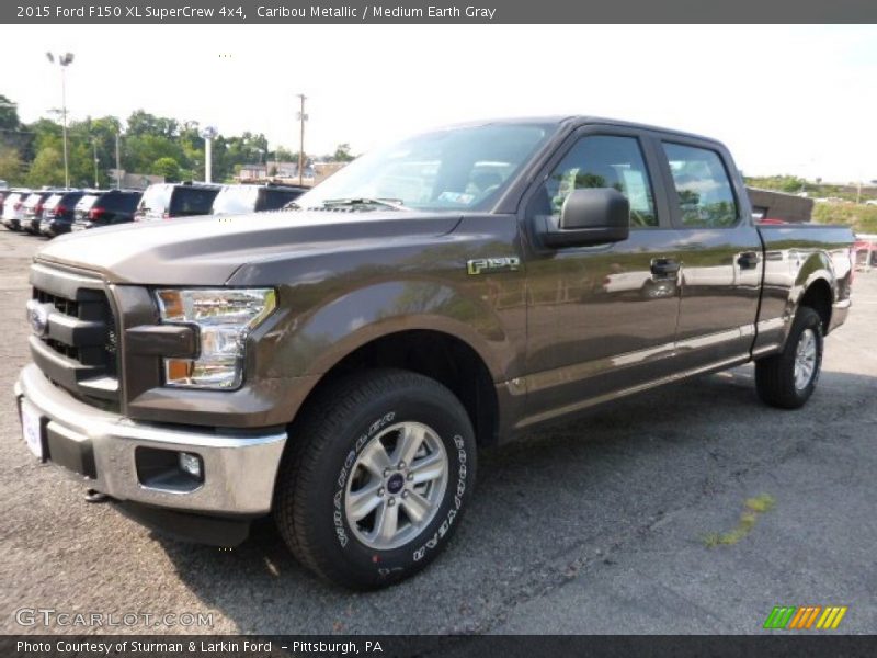 Caribou Metallic / Medium Earth Gray 2015 Ford F150 XL SuperCrew 4x4