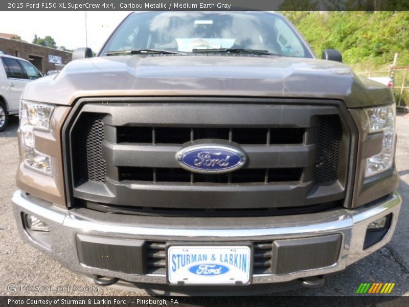 Caribou Metallic / Medium Earth Gray 2015 Ford F150 XL SuperCrew 4x4