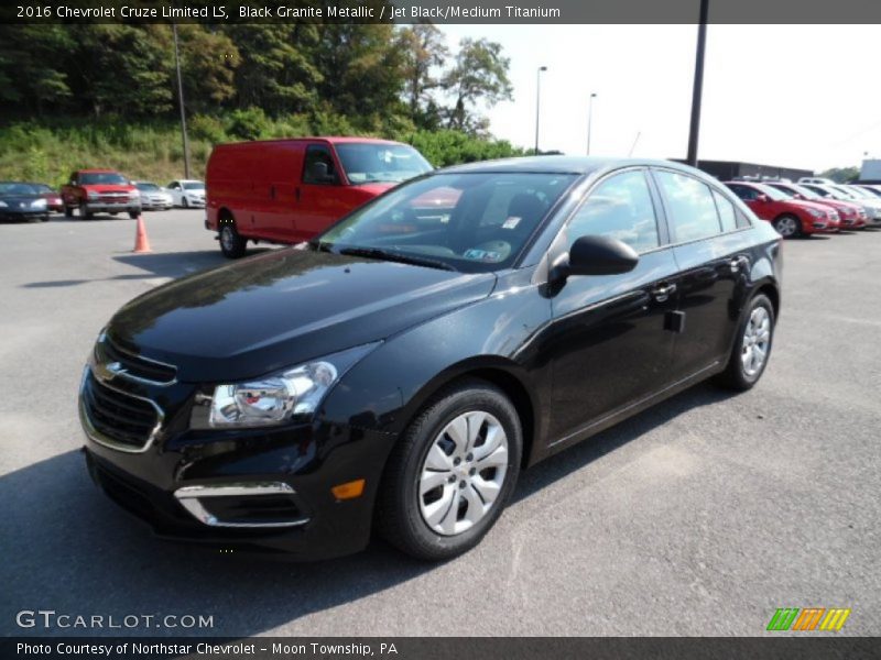 Black Granite Metallic / Jet Black/Medium Titanium 2016 Chevrolet Cruze Limited LS