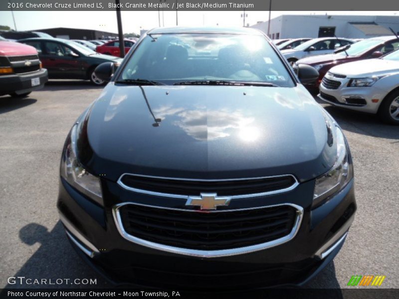 Black Granite Metallic / Jet Black/Medium Titanium 2016 Chevrolet Cruze Limited LS