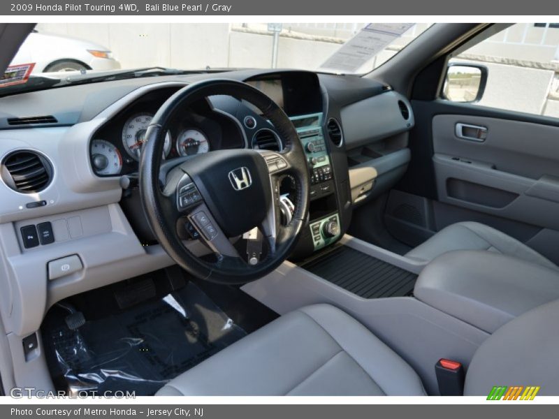 Bali Blue Pearl / Gray 2009 Honda Pilot Touring 4WD
