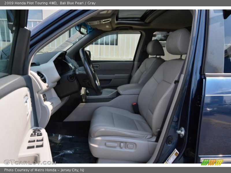 Bali Blue Pearl / Gray 2009 Honda Pilot Touring 4WD