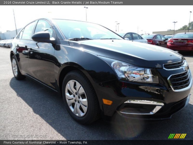 Black Granite Metallic / Jet Black/Medium Titanium 2016 Chevrolet Cruze Limited LS