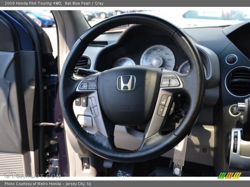 Bali Blue Pearl / Gray 2009 Honda Pilot Touring 4WD
