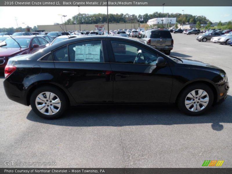 Black Granite Metallic / Jet Black/Medium Titanium 2016 Chevrolet Cruze Limited LS