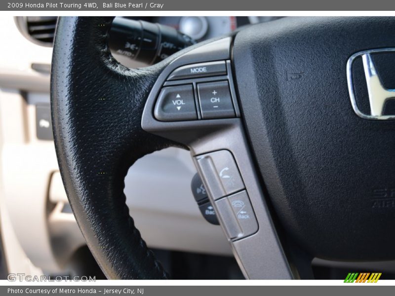 Bali Blue Pearl / Gray 2009 Honda Pilot Touring 4WD