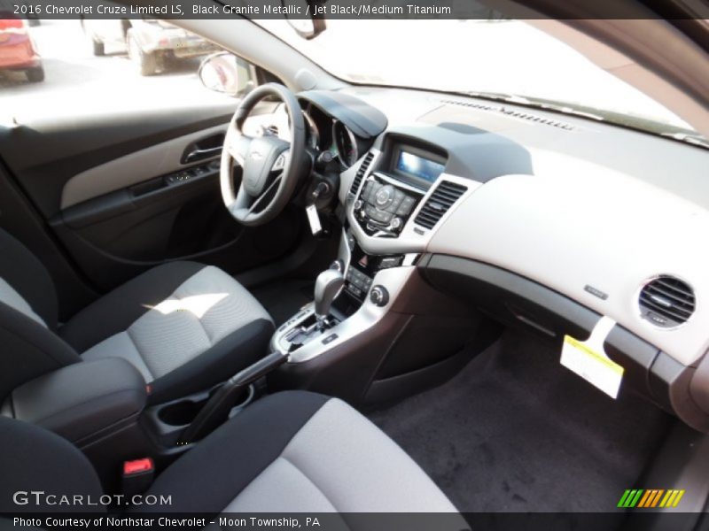 Black Granite Metallic / Jet Black/Medium Titanium 2016 Chevrolet Cruze Limited LS