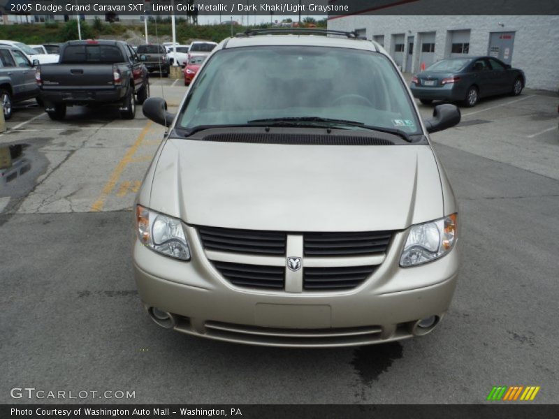 Linen Gold Metallic / Dark Khaki/Light Graystone 2005 Dodge Grand Caravan SXT