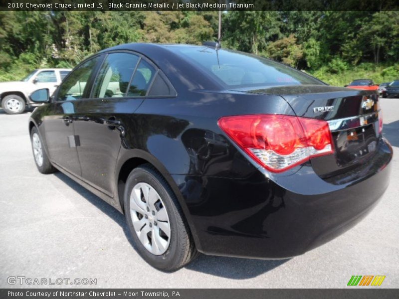 Black Granite Metallic / Jet Black/Medium Titanium 2016 Chevrolet Cruze Limited LS