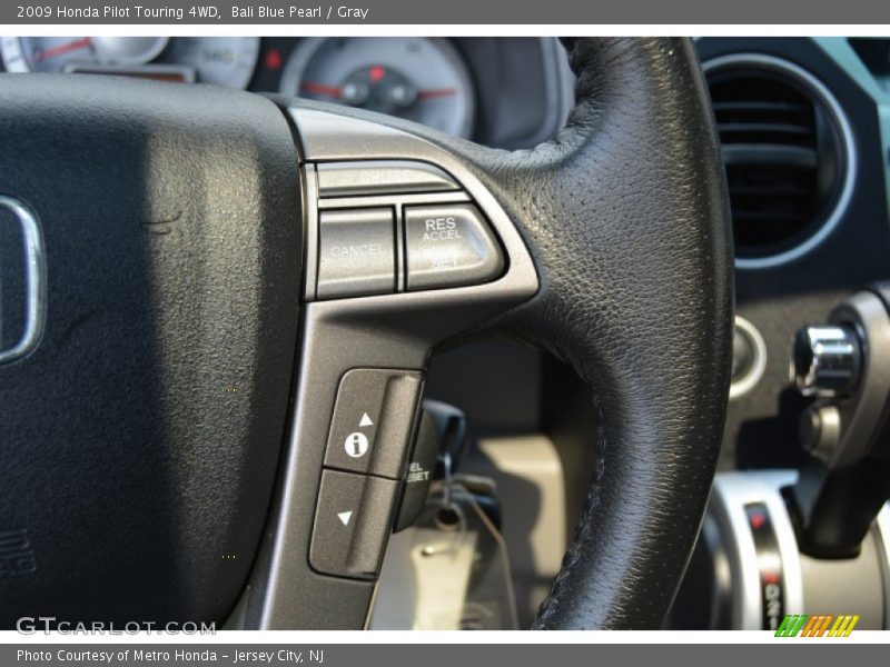 Bali Blue Pearl / Gray 2009 Honda Pilot Touring 4WD