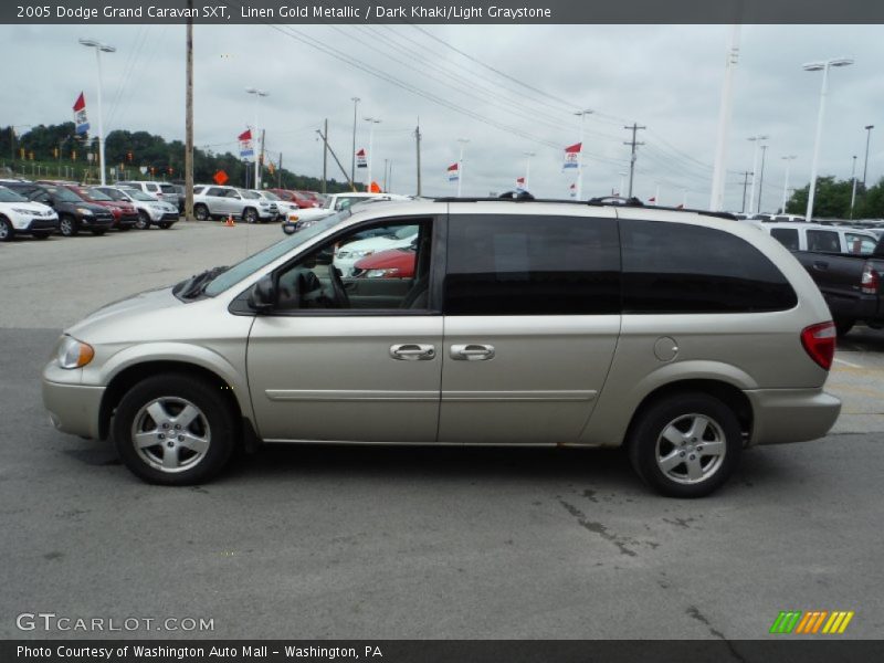 Linen Gold Metallic / Dark Khaki/Light Graystone 2005 Dodge Grand Caravan SXT
