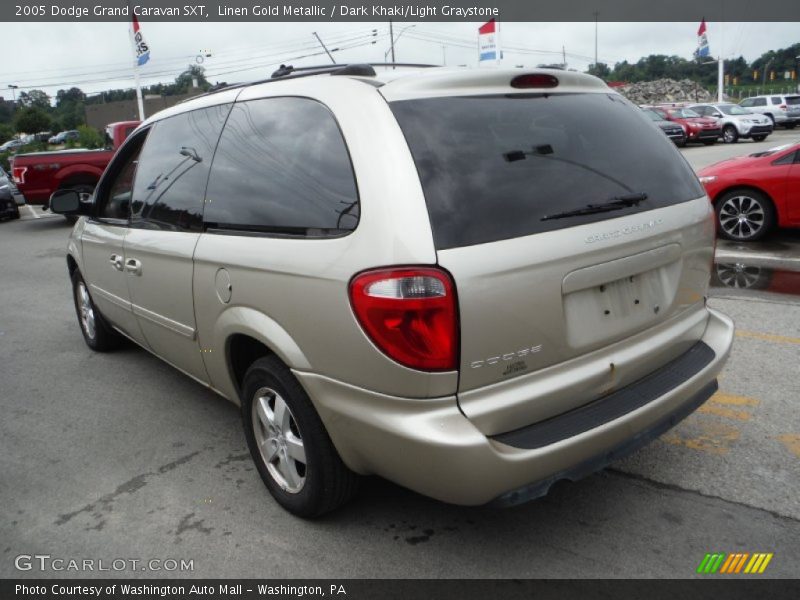 Linen Gold Metallic / Dark Khaki/Light Graystone 2005 Dodge Grand Caravan SXT