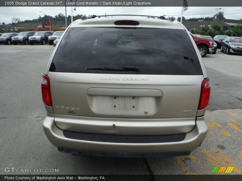 Linen Gold Metallic / Dark Khaki/Light Graystone 2005 Dodge Grand Caravan SXT
