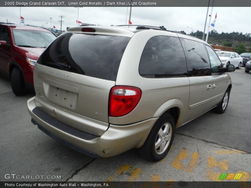 Linen Gold Metallic / Dark Khaki/Light Graystone 2005 Dodge Grand Caravan SXT