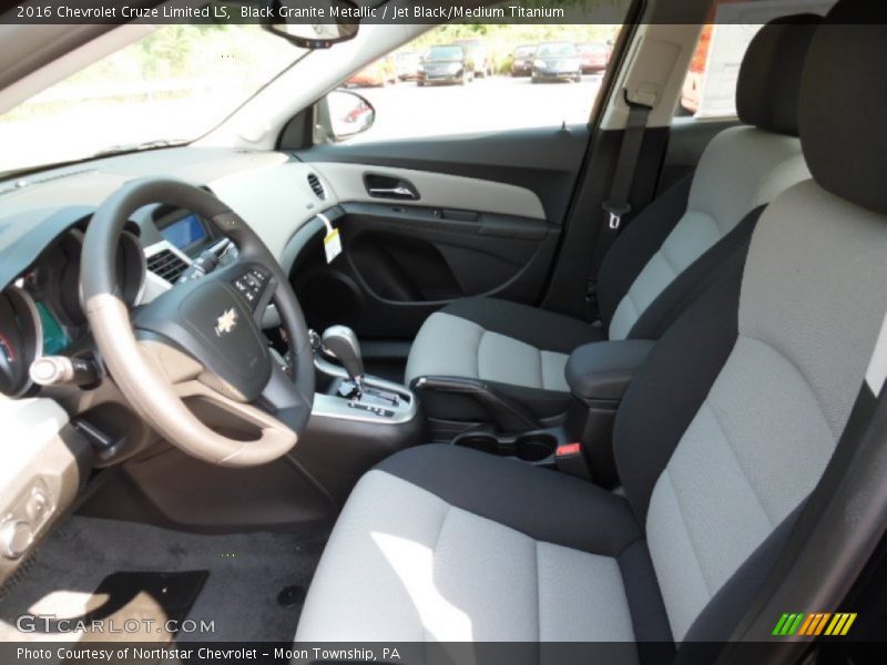 Black Granite Metallic / Jet Black/Medium Titanium 2016 Chevrolet Cruze Limited LS