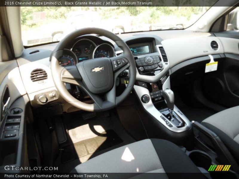 Black Granite Metallic / Jet Black/Medium Titanium 2016 Chevrolet Cruze Limited LS