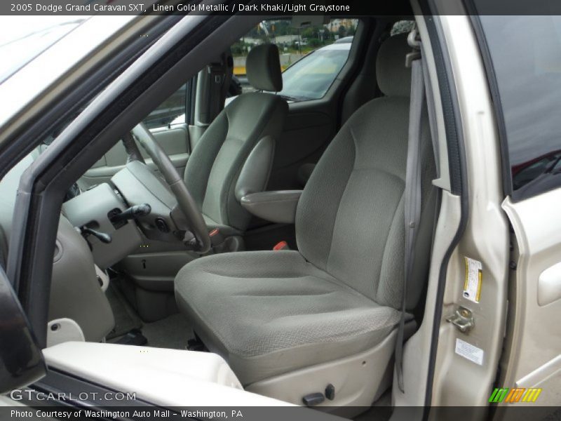 Linen Gold Metallic / Dark Khaki/Light Graystone 2005 Dodge Grand Caravan SXT