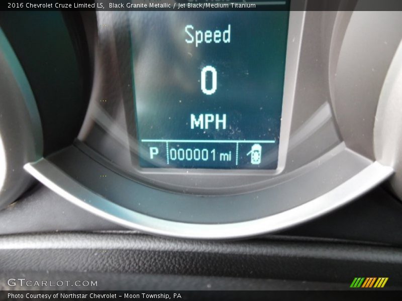Black Granite Metallic / Jet Black/Medium Titanium 2016 Chevrolet Cruze Limited LS
