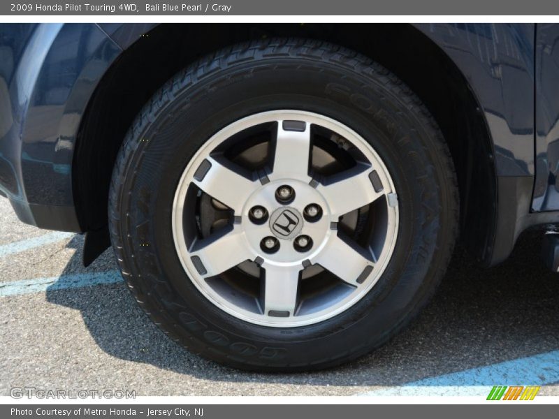 Bali Blue Pearl / Gray 2009 Honda Pilot Touring 4WD