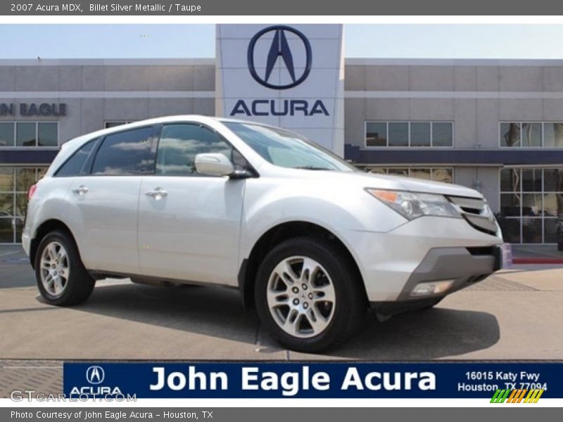 Billet Silver Metallic / Taupe 2007 Acura MDX