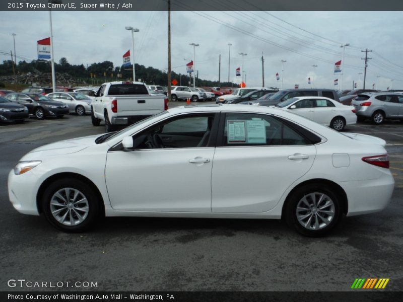 Super White / Ash 2015 Toyota Camry LE