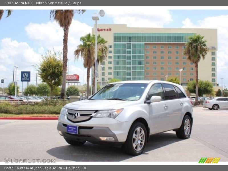 Billet Silver Metallic / Taupe 2007 Acura MDX