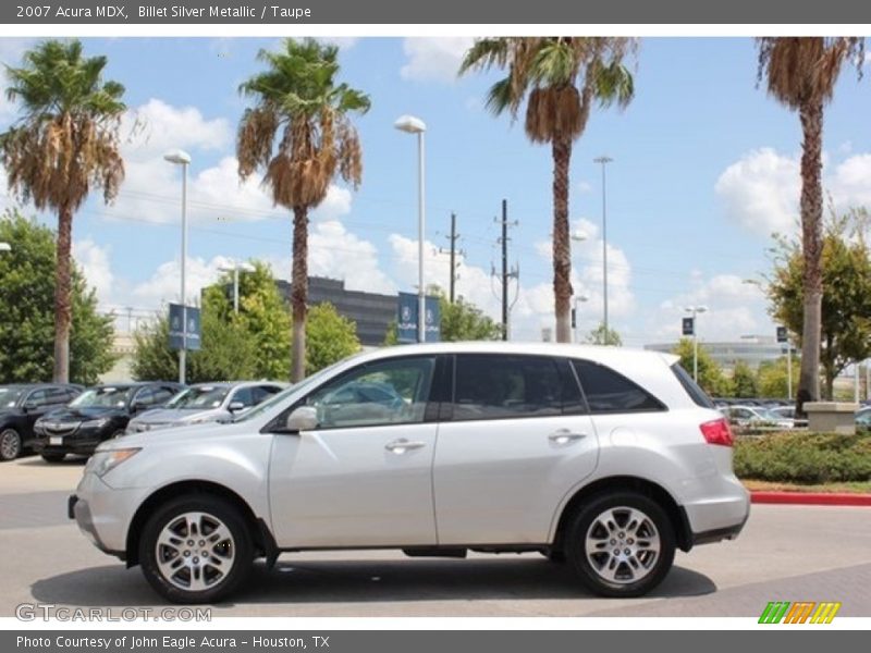 Billet Silver Metallic / Taupe 2007 Acura MDX