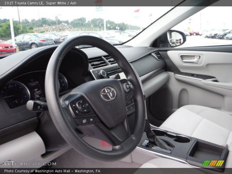 Super White / Ash 2015 Toyota Camry LE