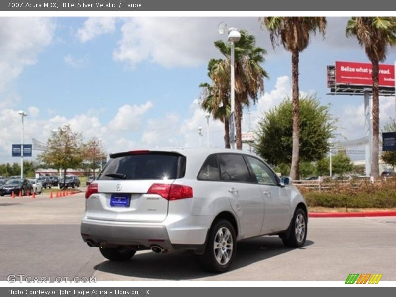 Billet Silver Metallic / Taupe 2007 Acura MDX