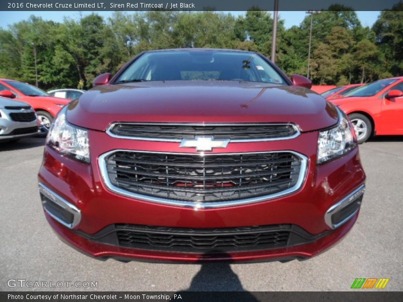 Siren Red Tintcoat / Jet Black 2016 Chevrolet Cruze Limited LT