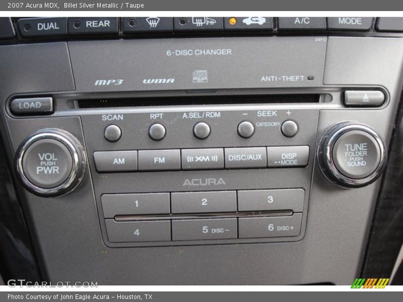 Billet Silver Metallic / Taupe 2007 Acura MDX