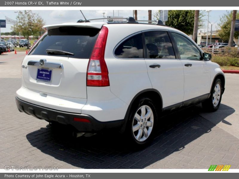 Taffeta White / Gray 2007 Honda CR-V EX